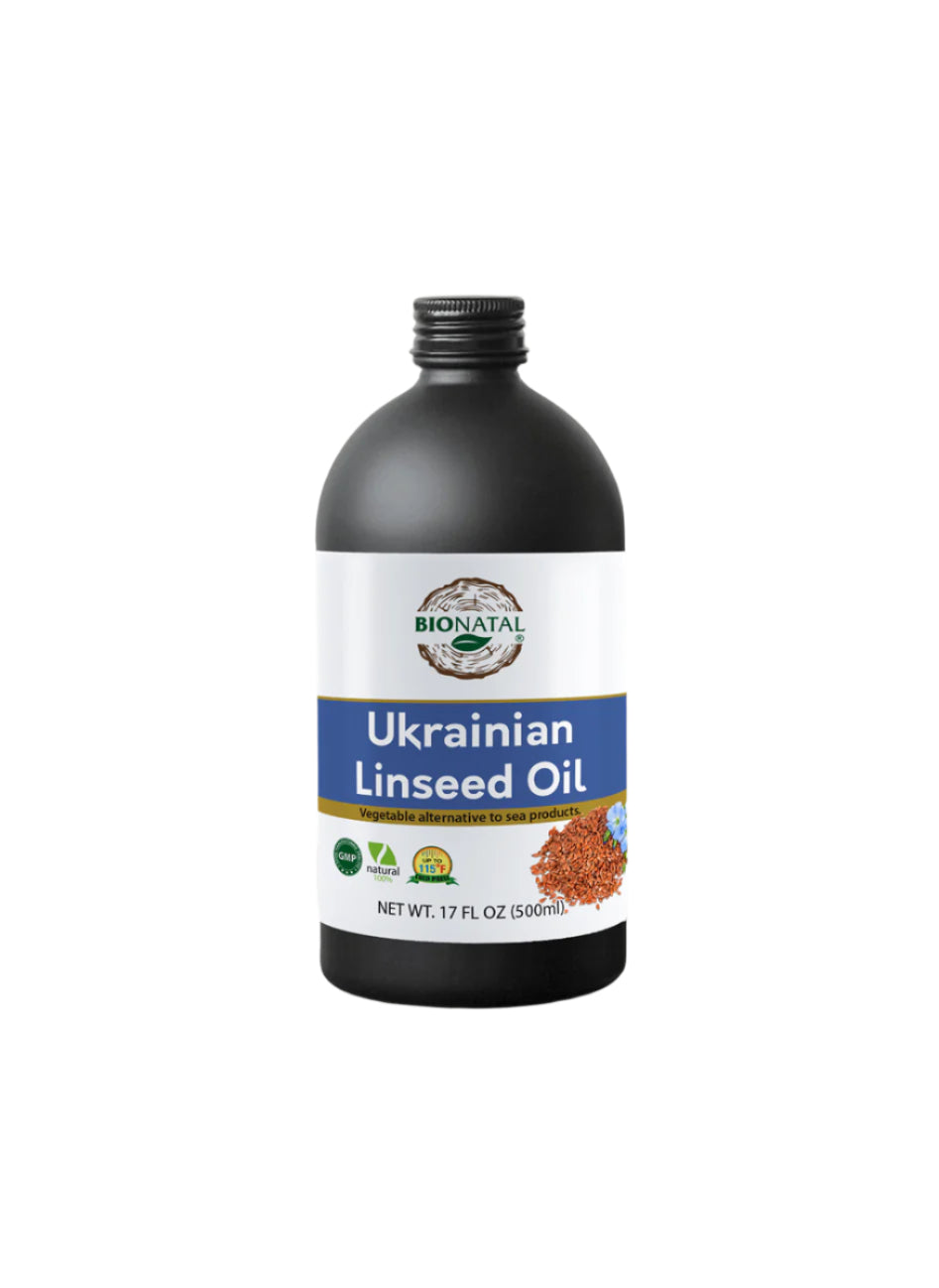 Ukrainian Linseed (Flaxseed) Oil 17oz Bionatal