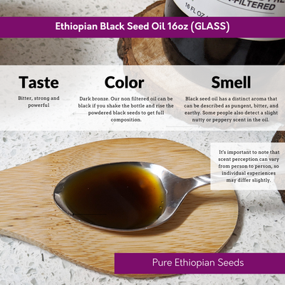 Ethiopian Black Seed Oil 16oz (GLASS)